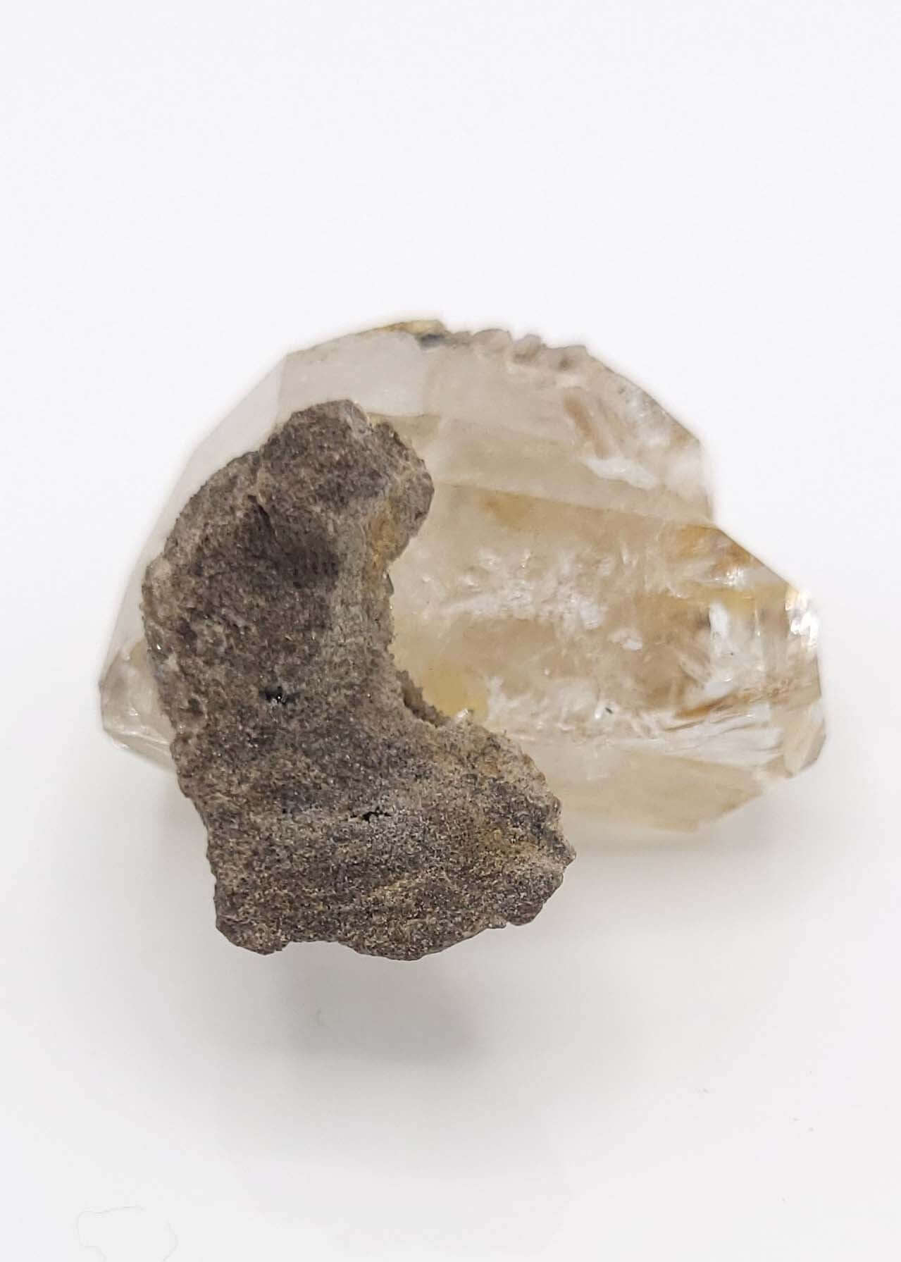 Twin Herkimer Diamonds On Matrix