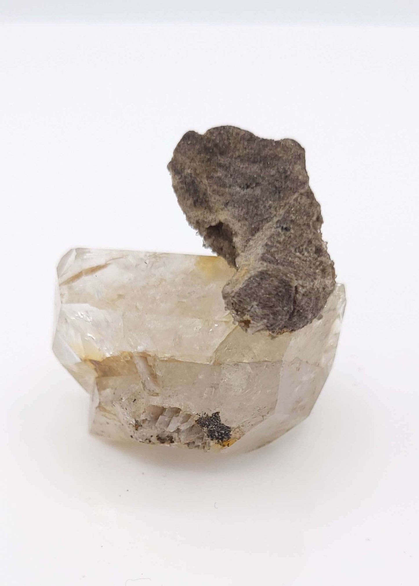 Twin Herkimer Diamonds On Matrix