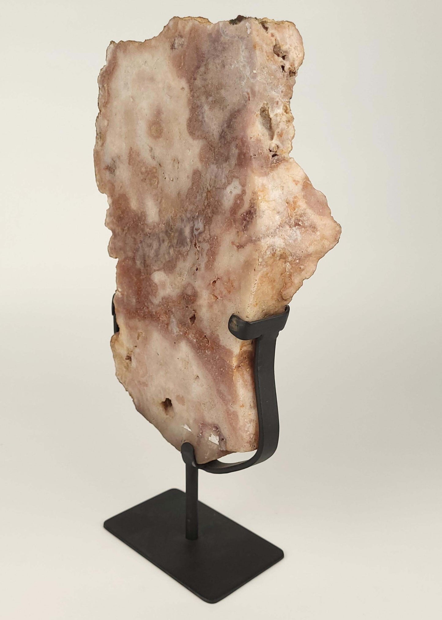 Pink Amethyst Display Slab on Stand