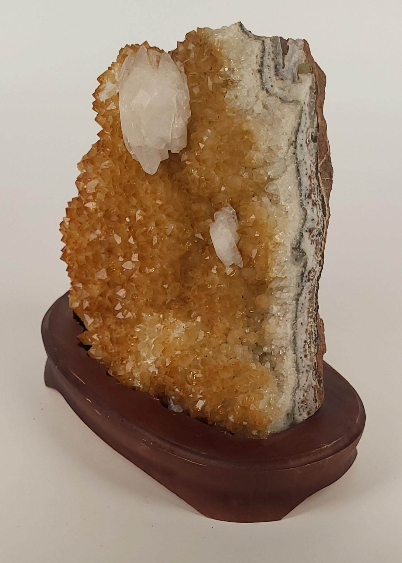 Large Citrine Cluster Display Crystal (HTA)