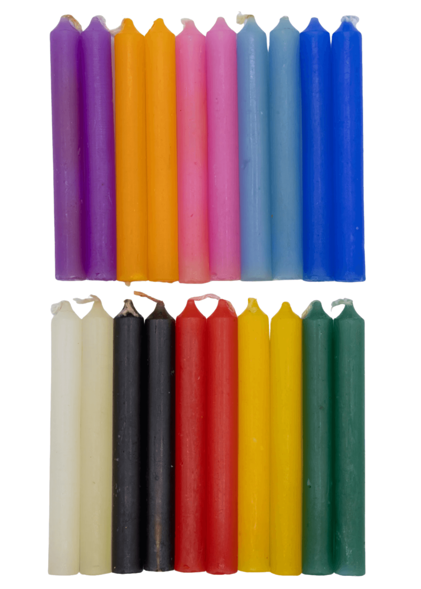 20 pack chime spell andles multicolor