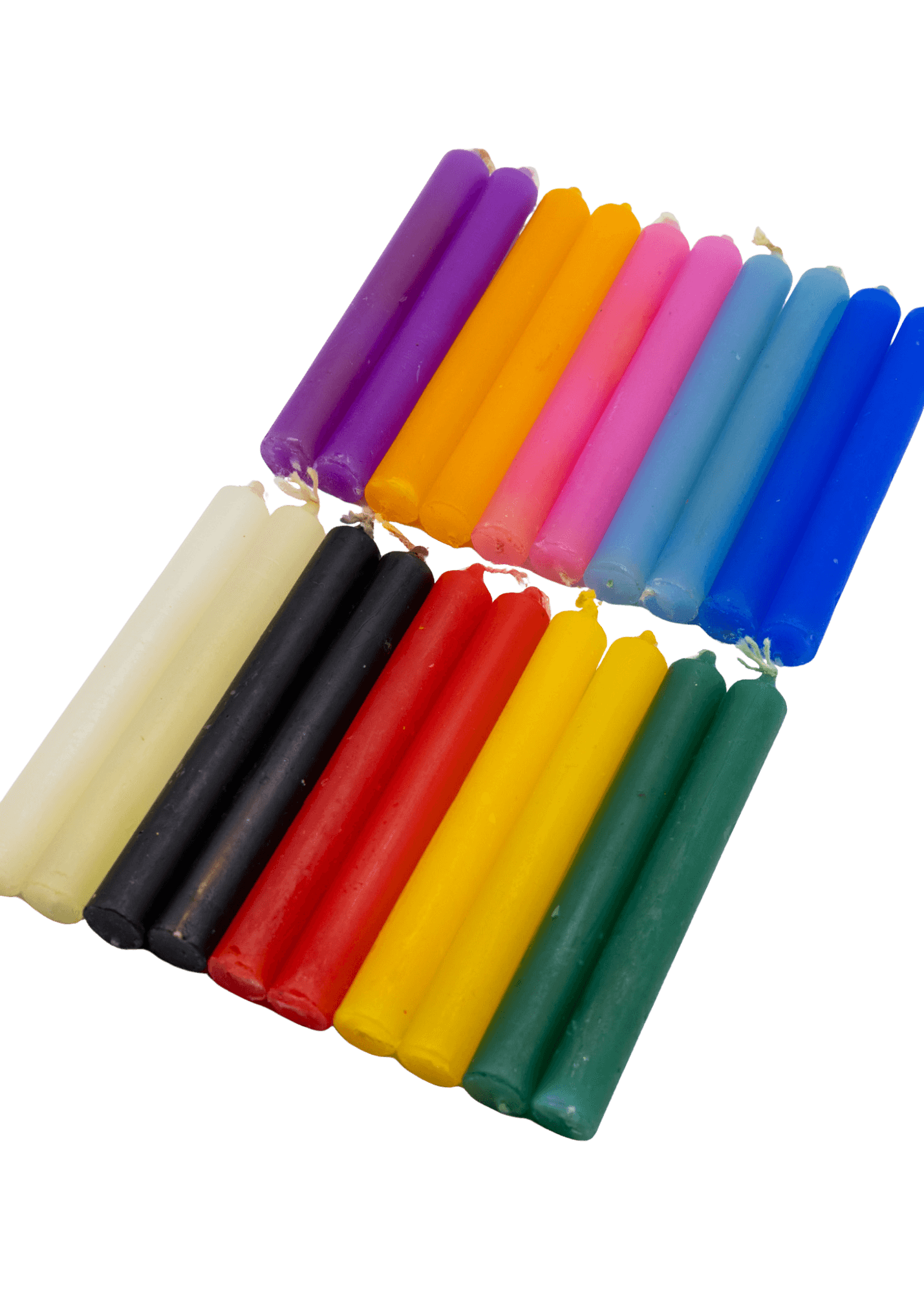 20 pack chime spell andles multicolor angle 2