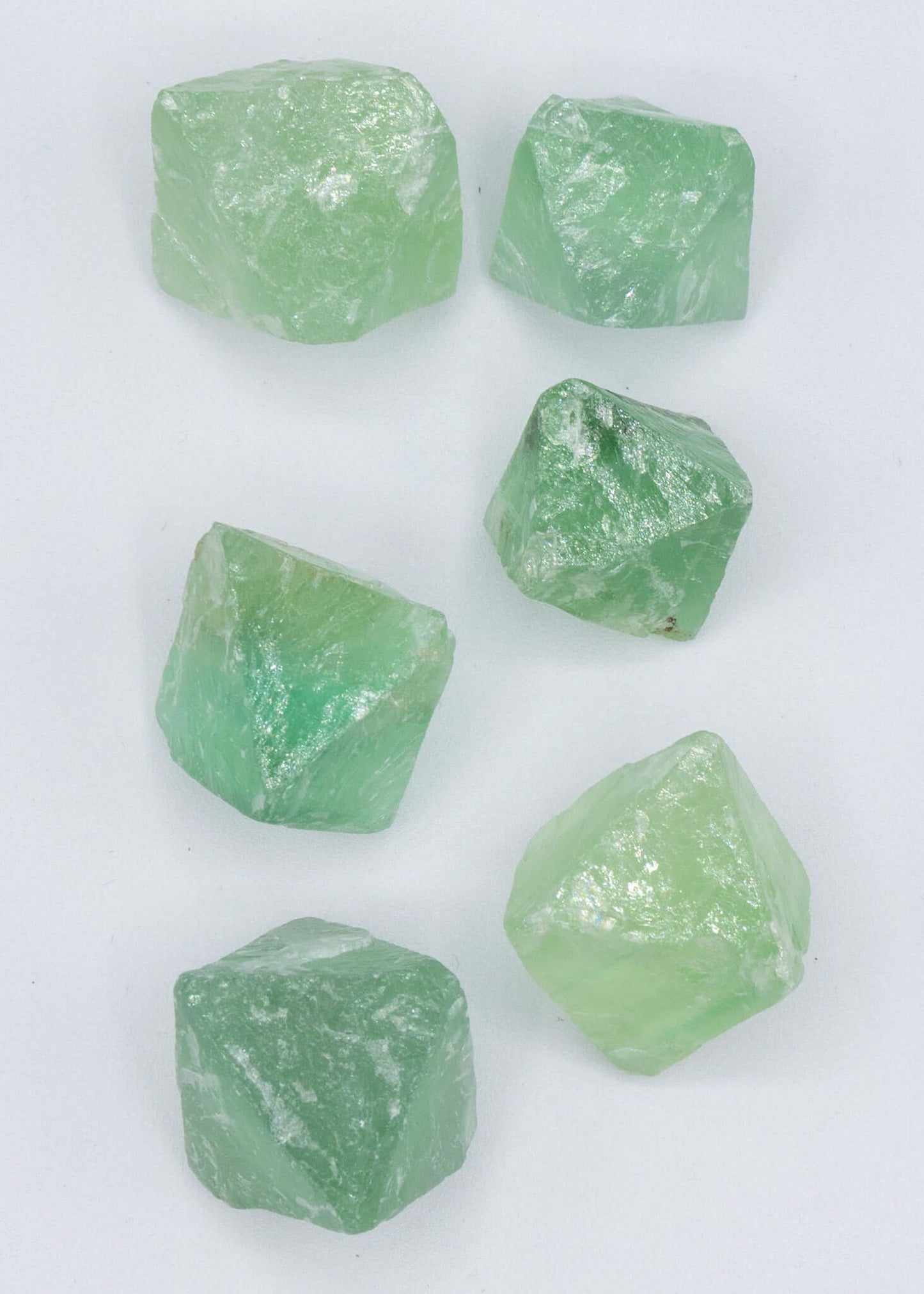 Natural Octahedral Fluorite