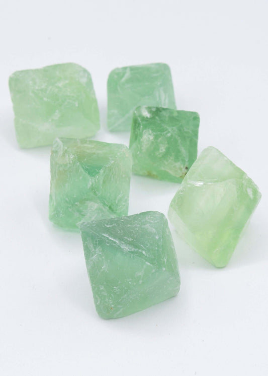 Natural Octahedral Fluorite