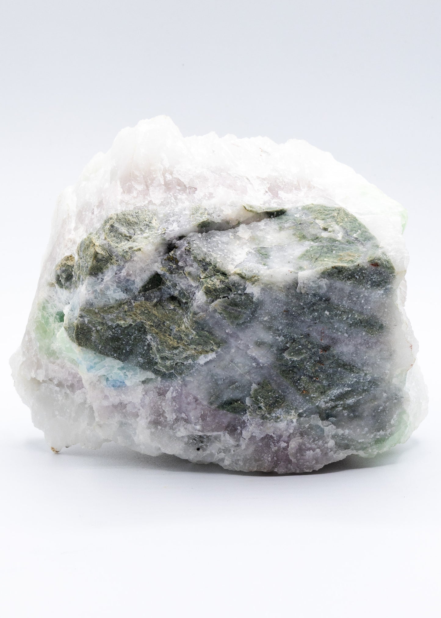 Large Cubic Fluorite on Calcite
