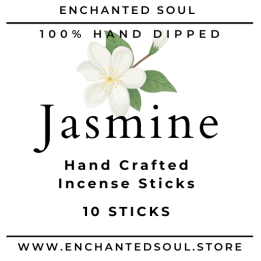 jasmine incense sticks label