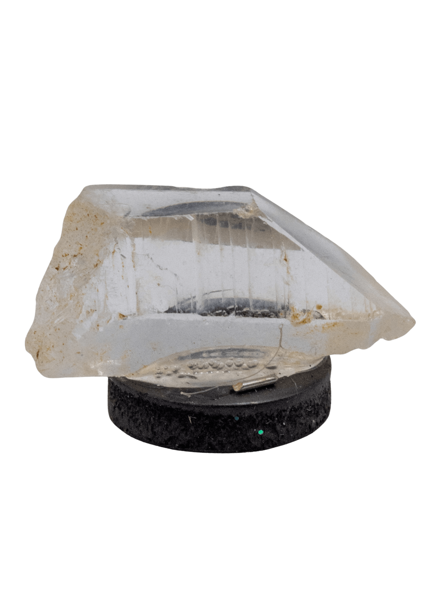 arkansas quartz crystal refrigerator magnet side
