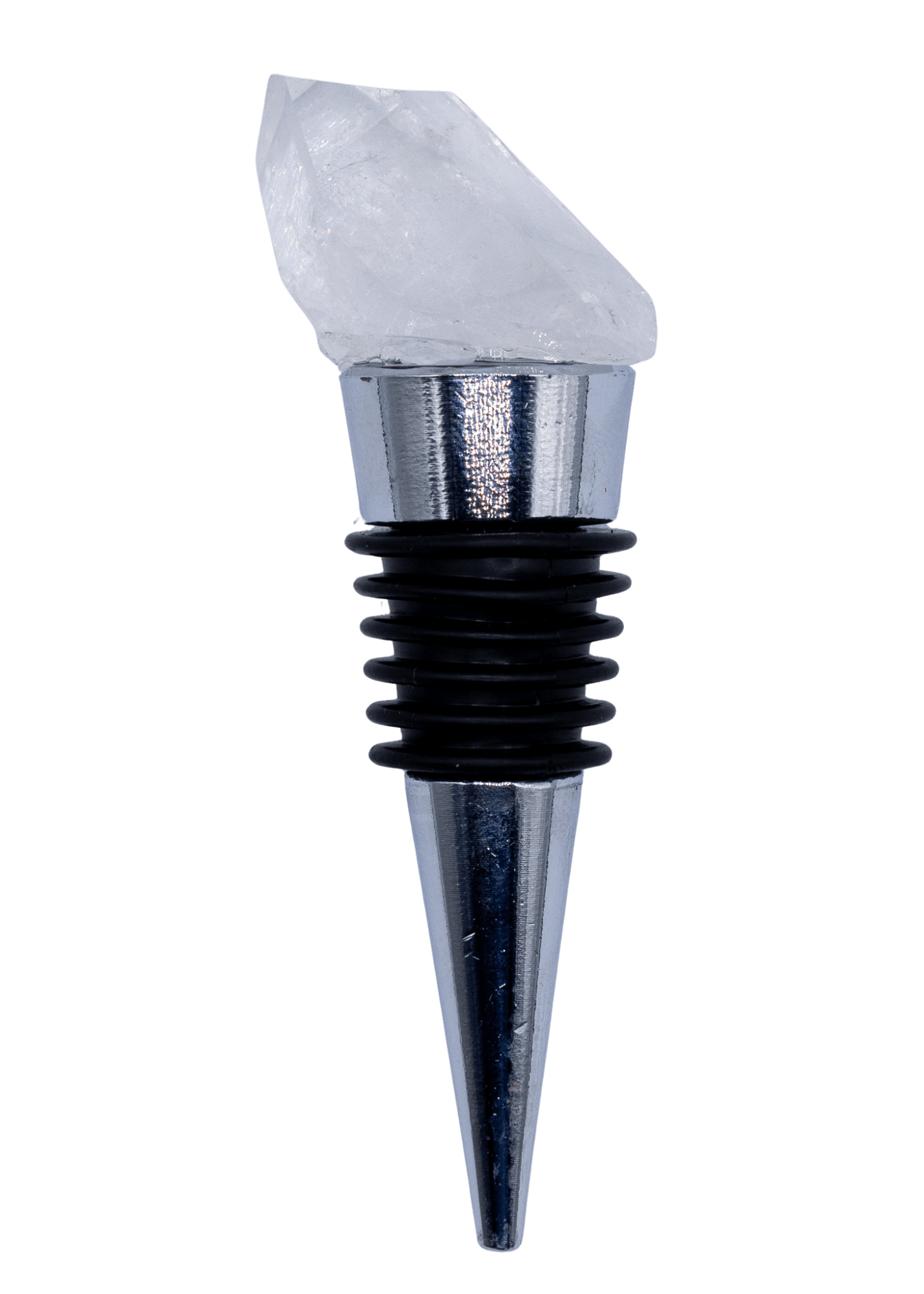 arkansas quartz crystal wine stopper