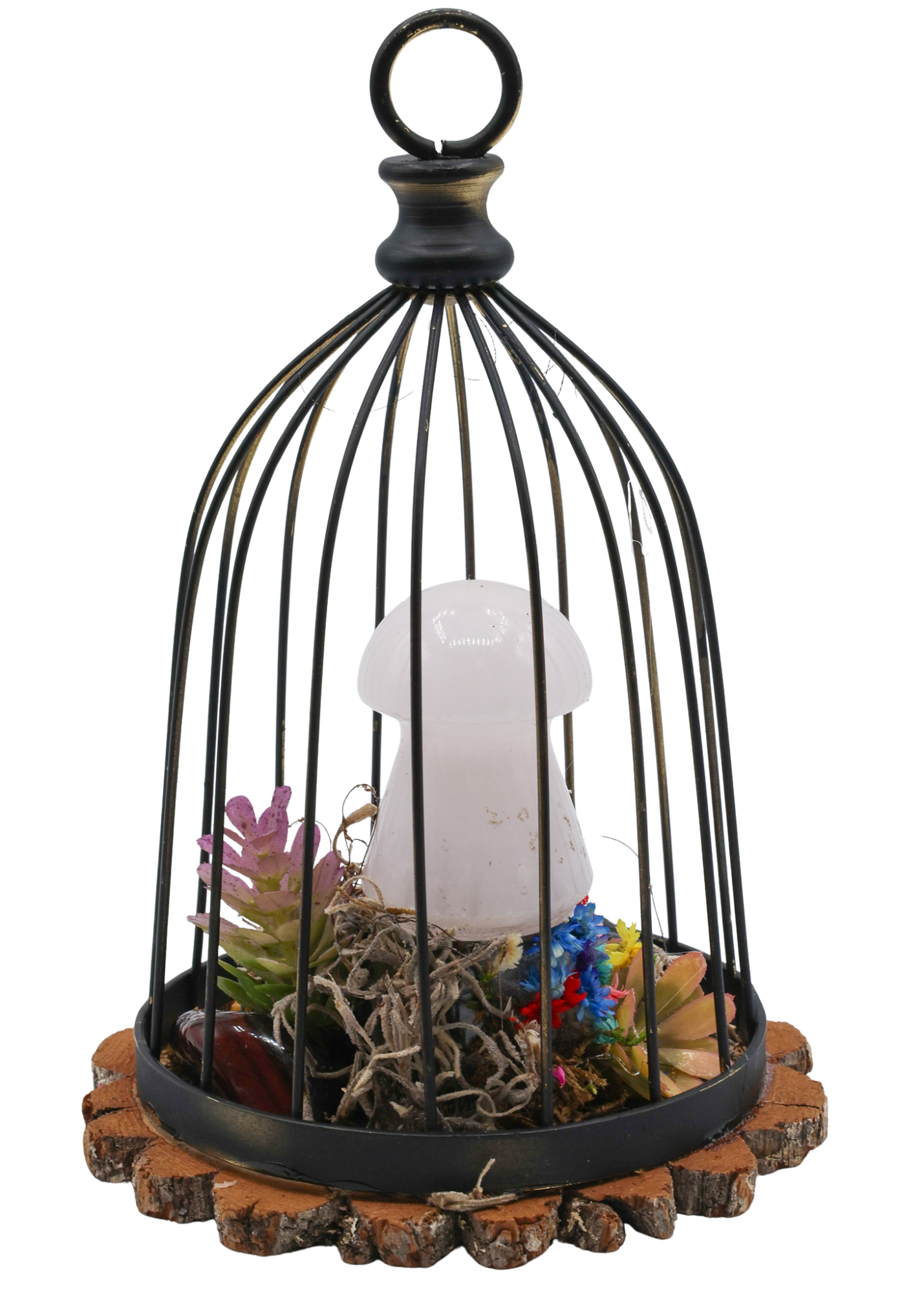 Bird Cage Crystal Sculpture 5