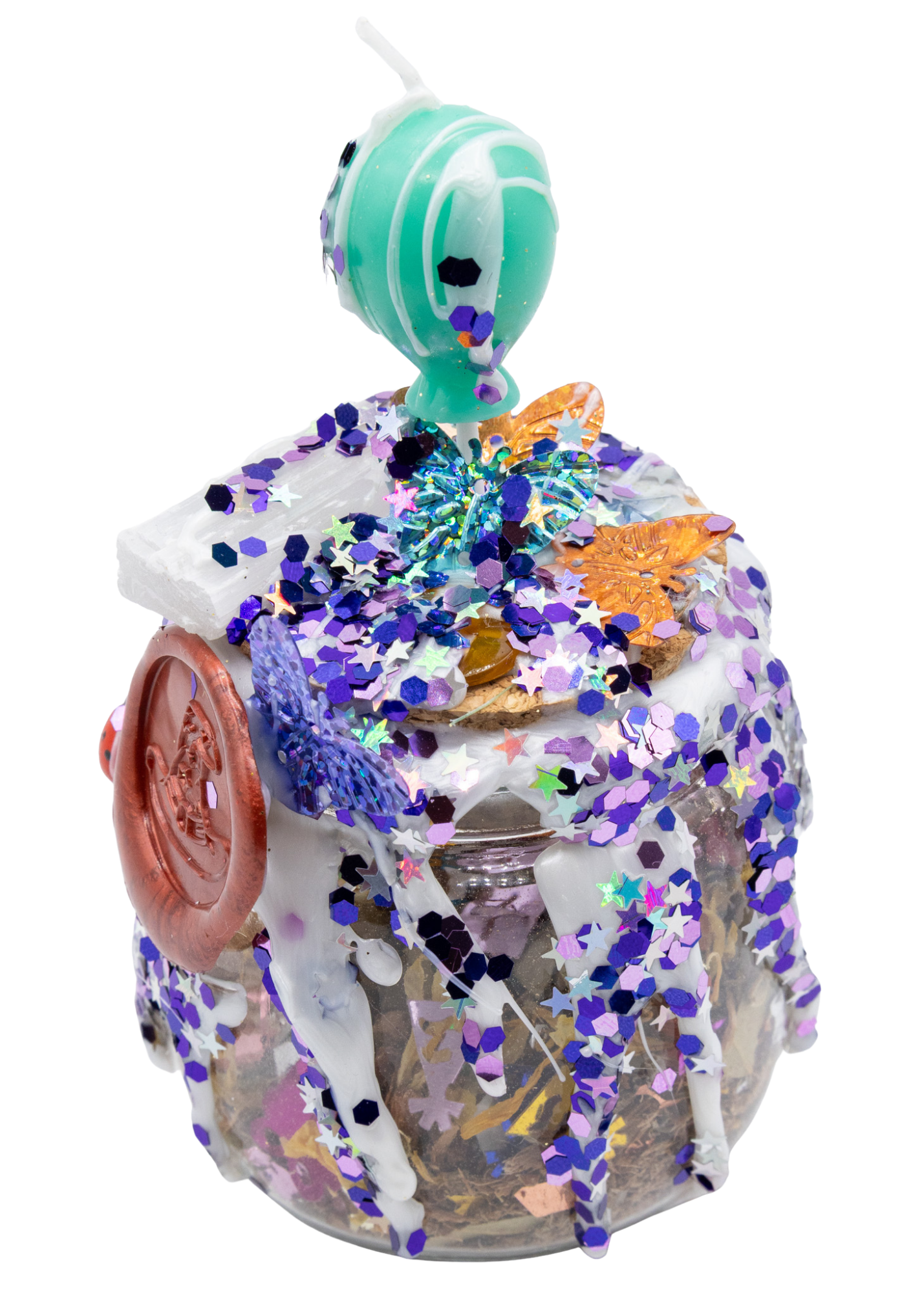 Birthday Wishes & Butterfly Kisses Spell Jar top