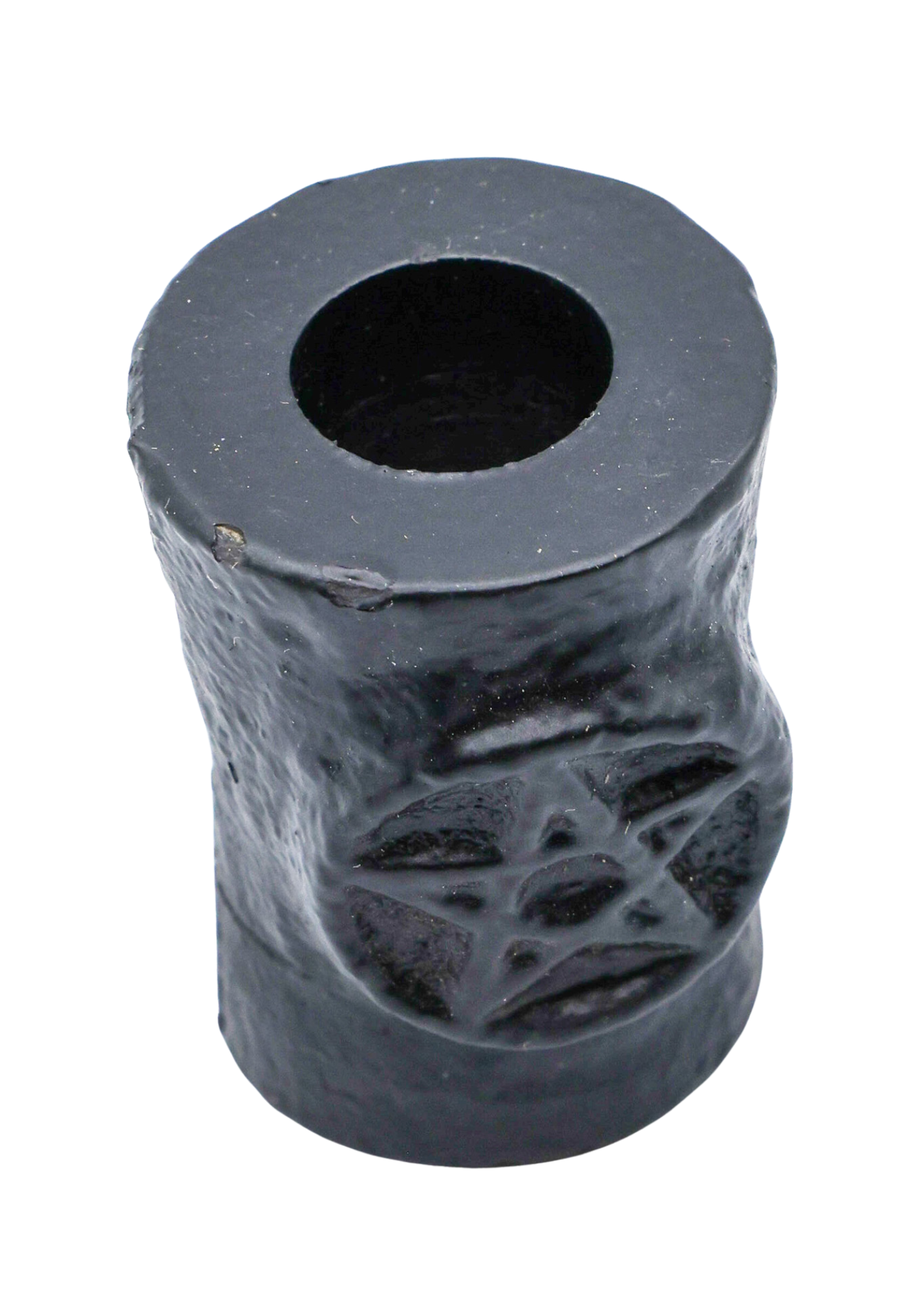 Pentacle Cast Iron Chime Candle Holder angle