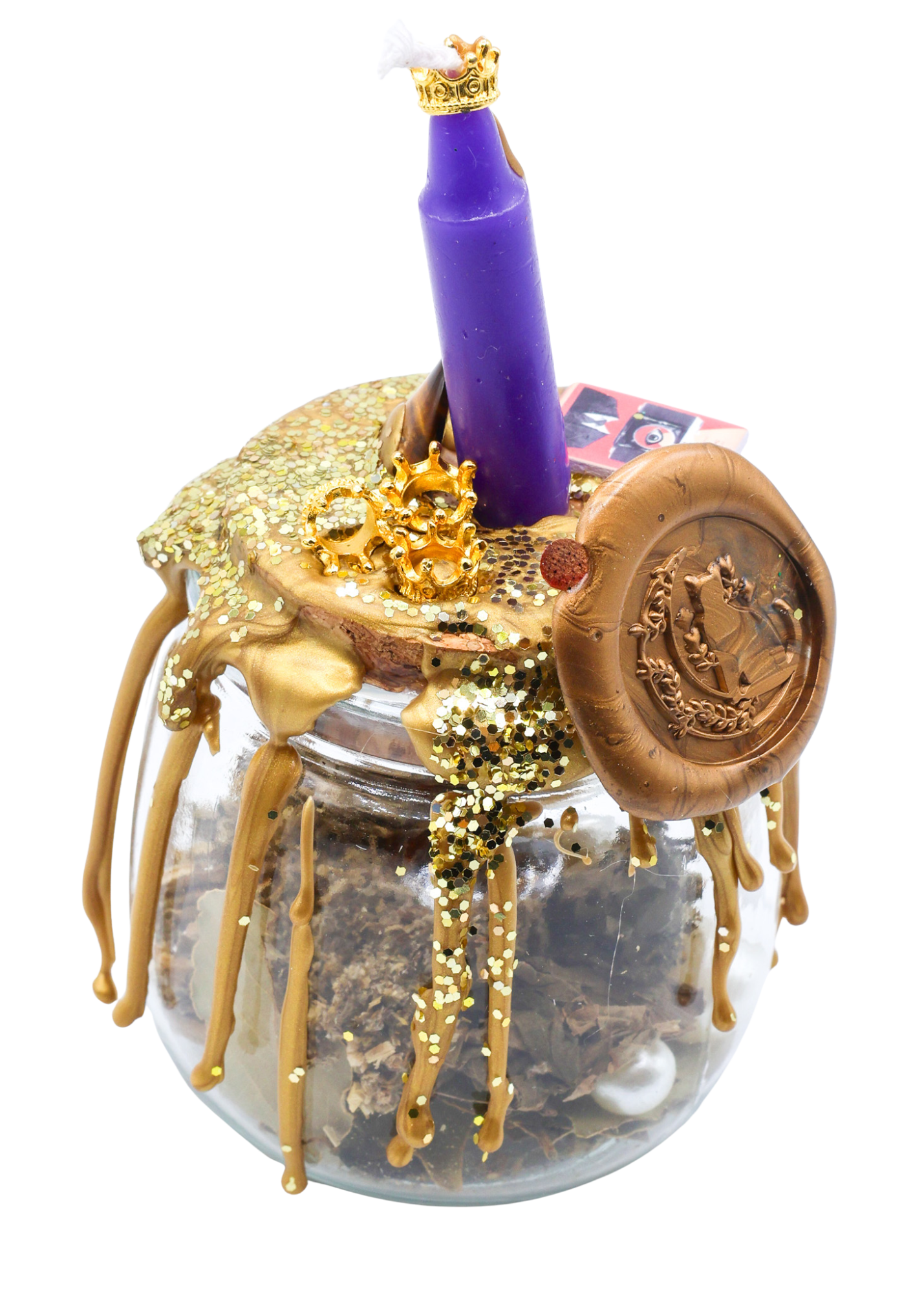 Crown of Success Spell Jar top