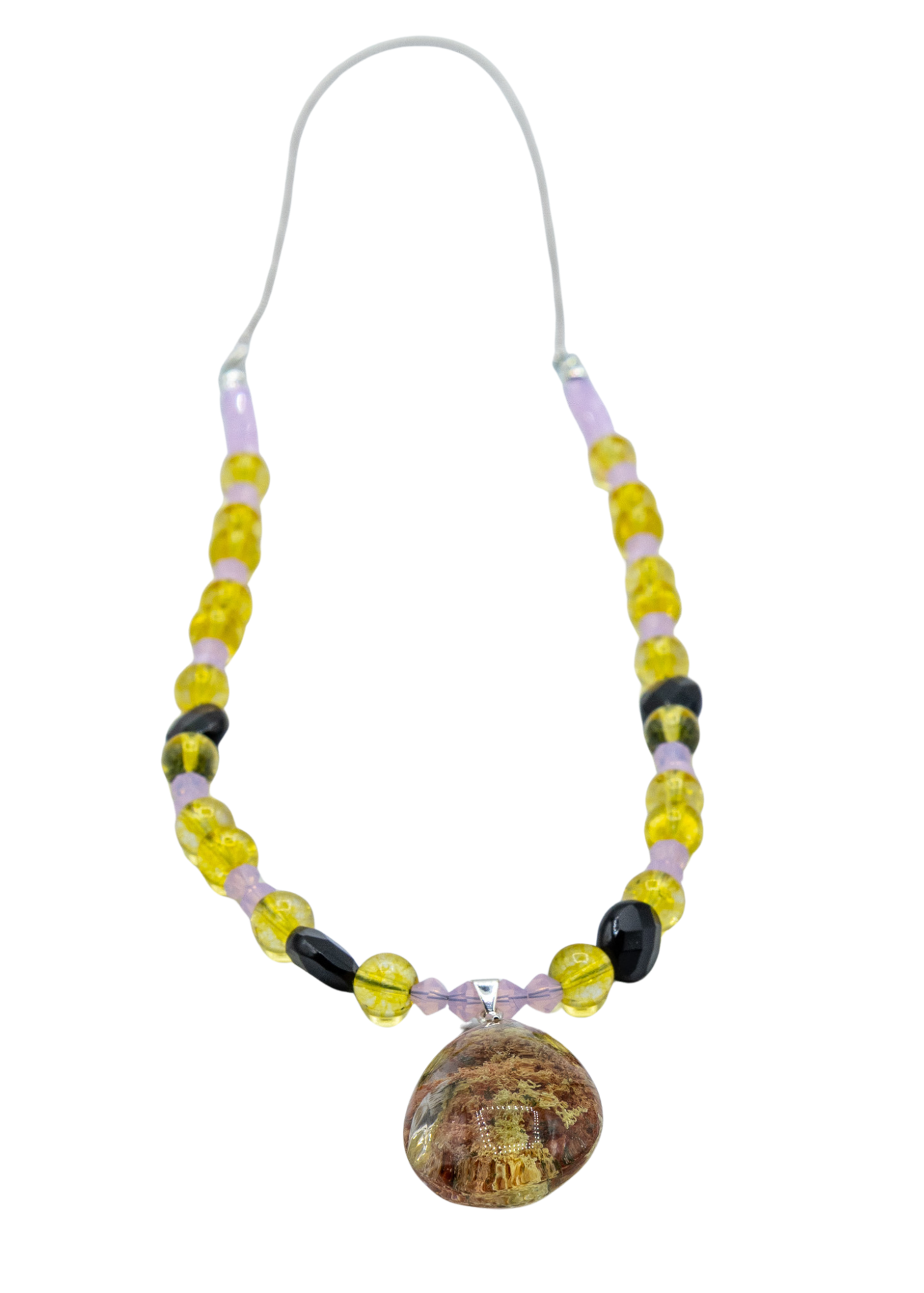 Garden Quartz Hand Beaded Necklace top
