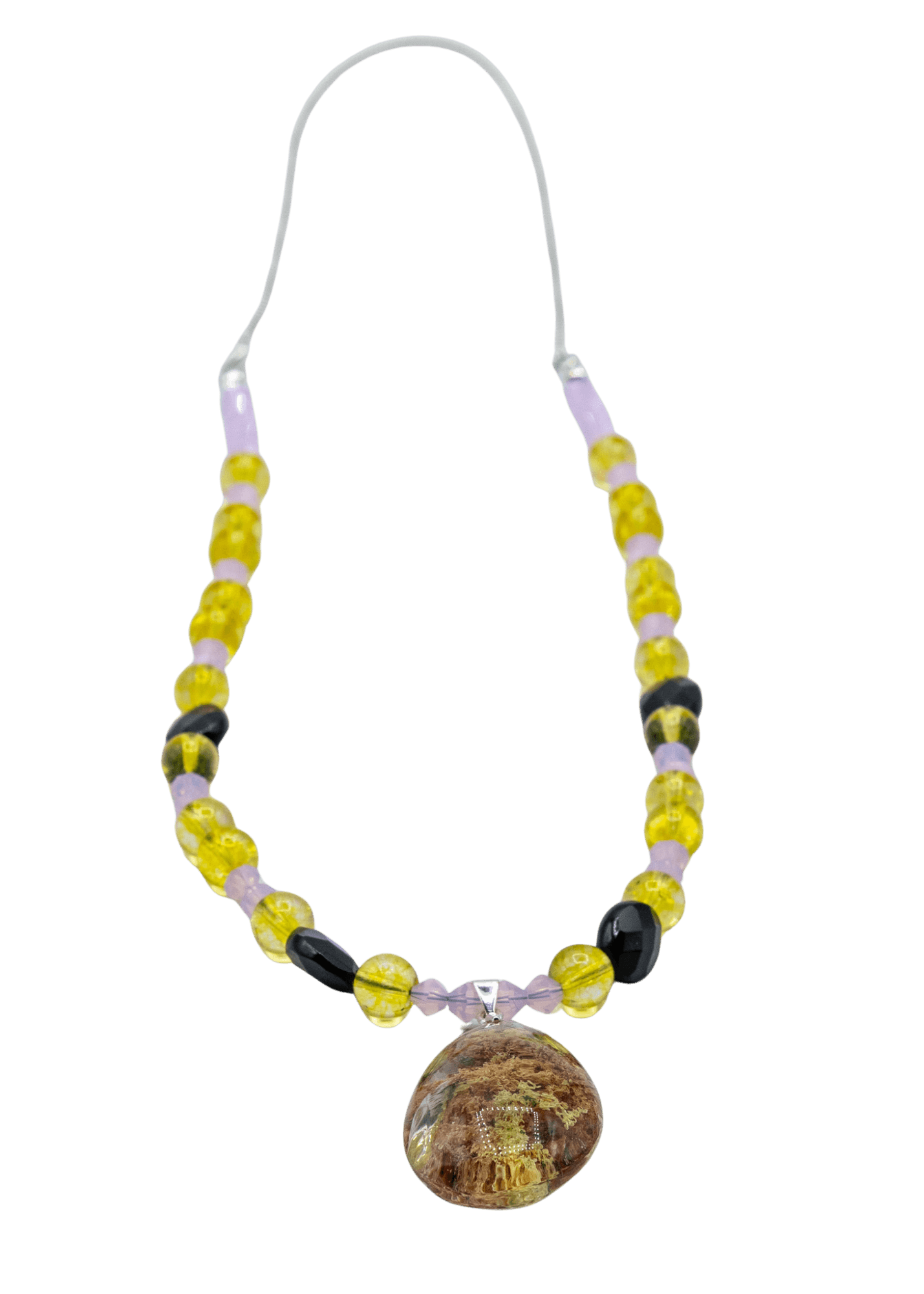Garden Quartz Hand Beaded Necklace top