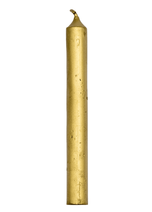 gold spell chime candle