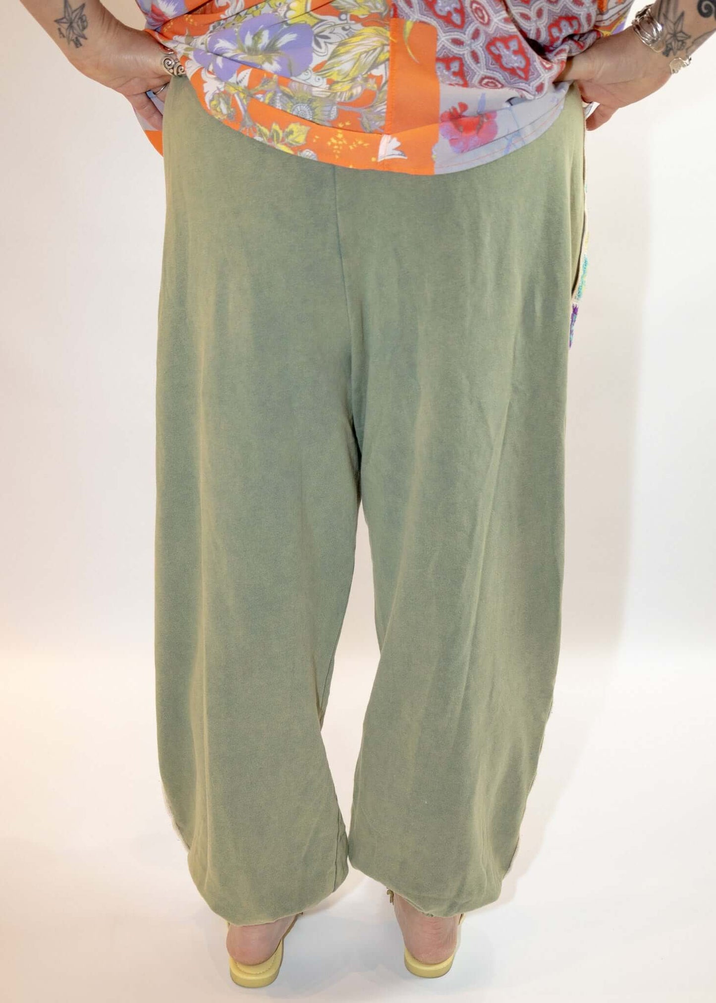 Granny Square Elastic Comfy Boho Pants