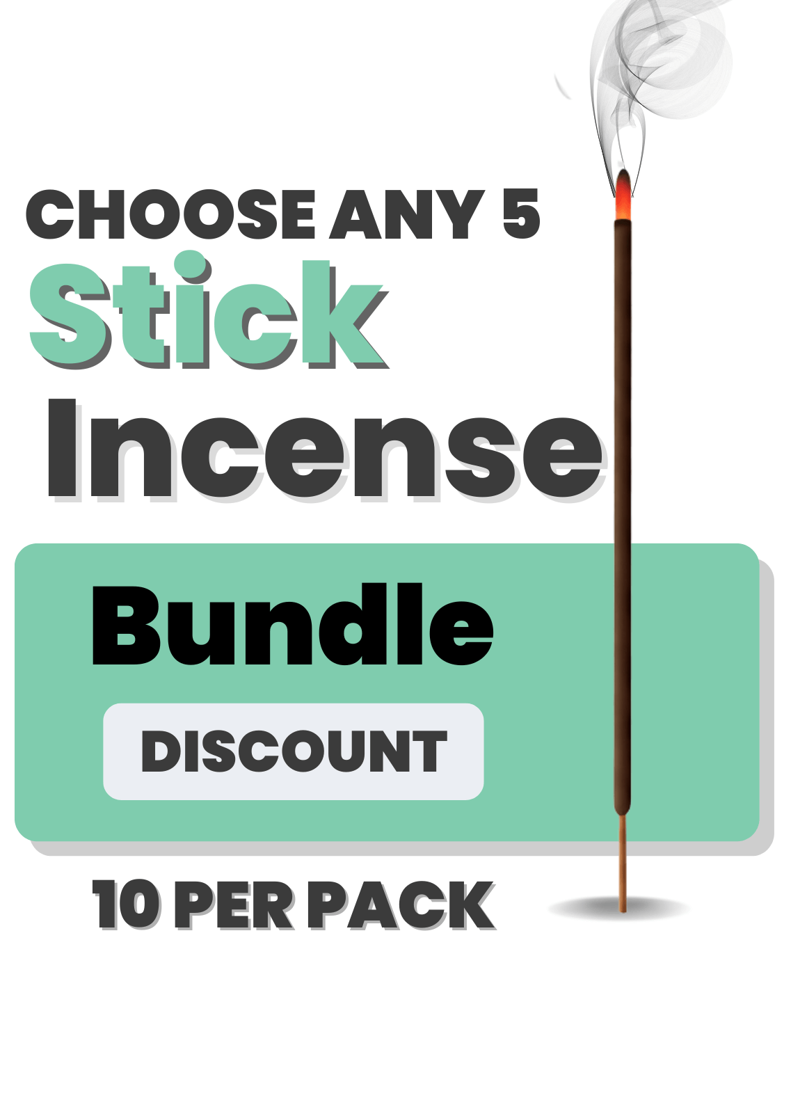 5-Pack Stick Incense Bundle