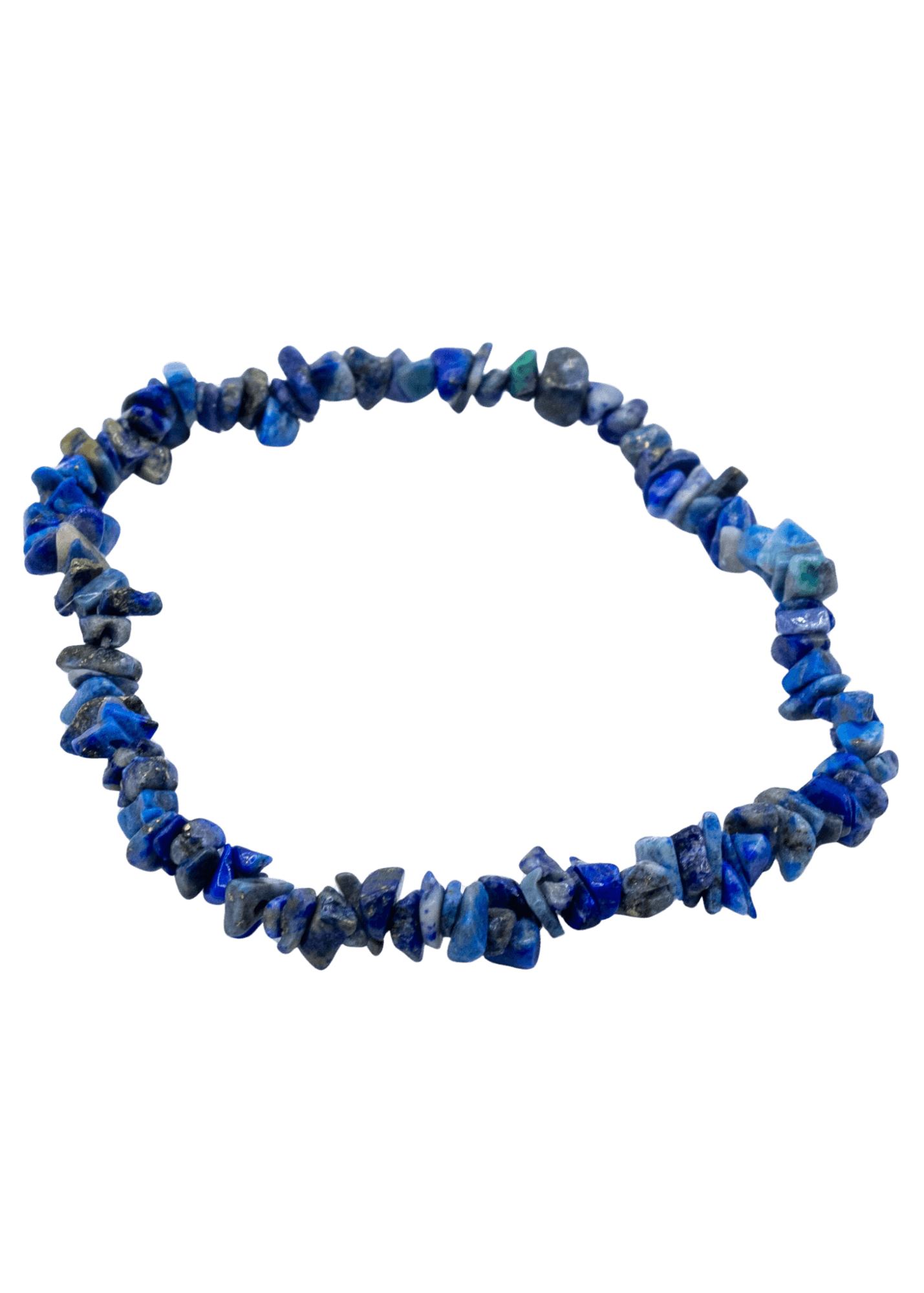Lapis Lazuli Chip Stretch Bracelet angle