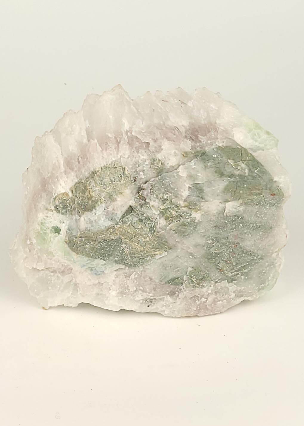 Large Cubic Fluorite on Calcite