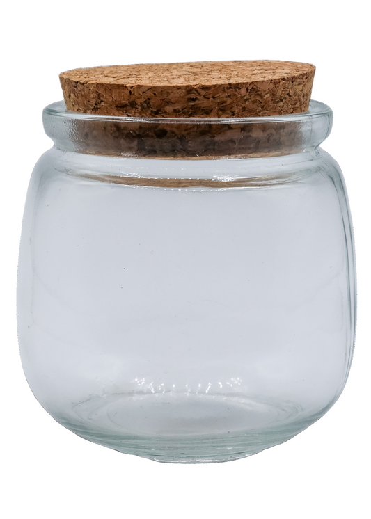 Glass Jar With Cork Lid