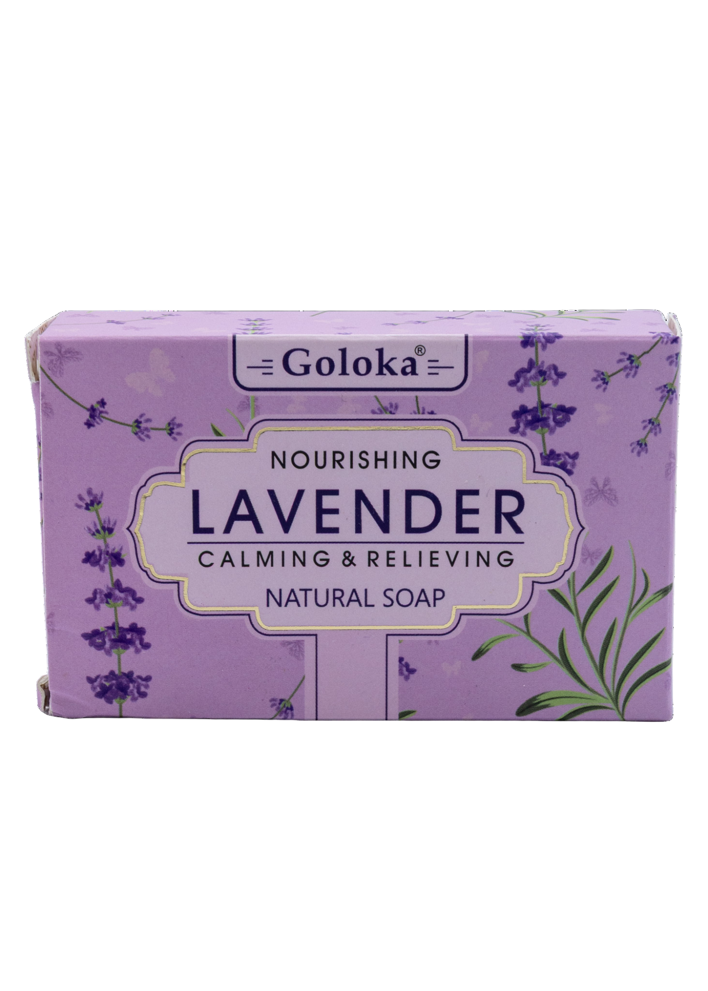 lavender bar soap box