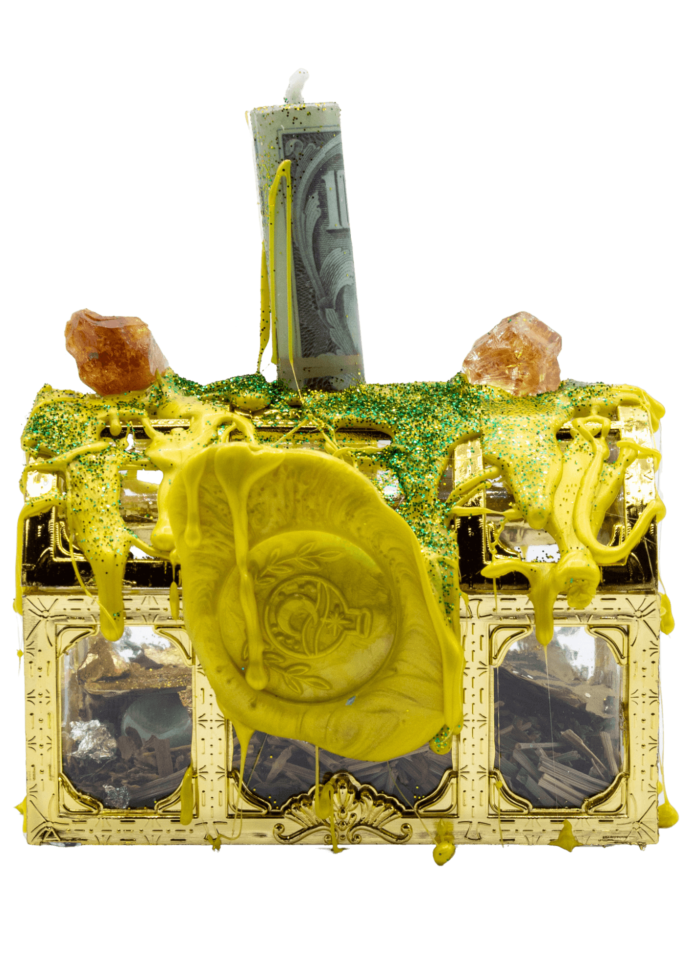 money drawing spell treasure chest