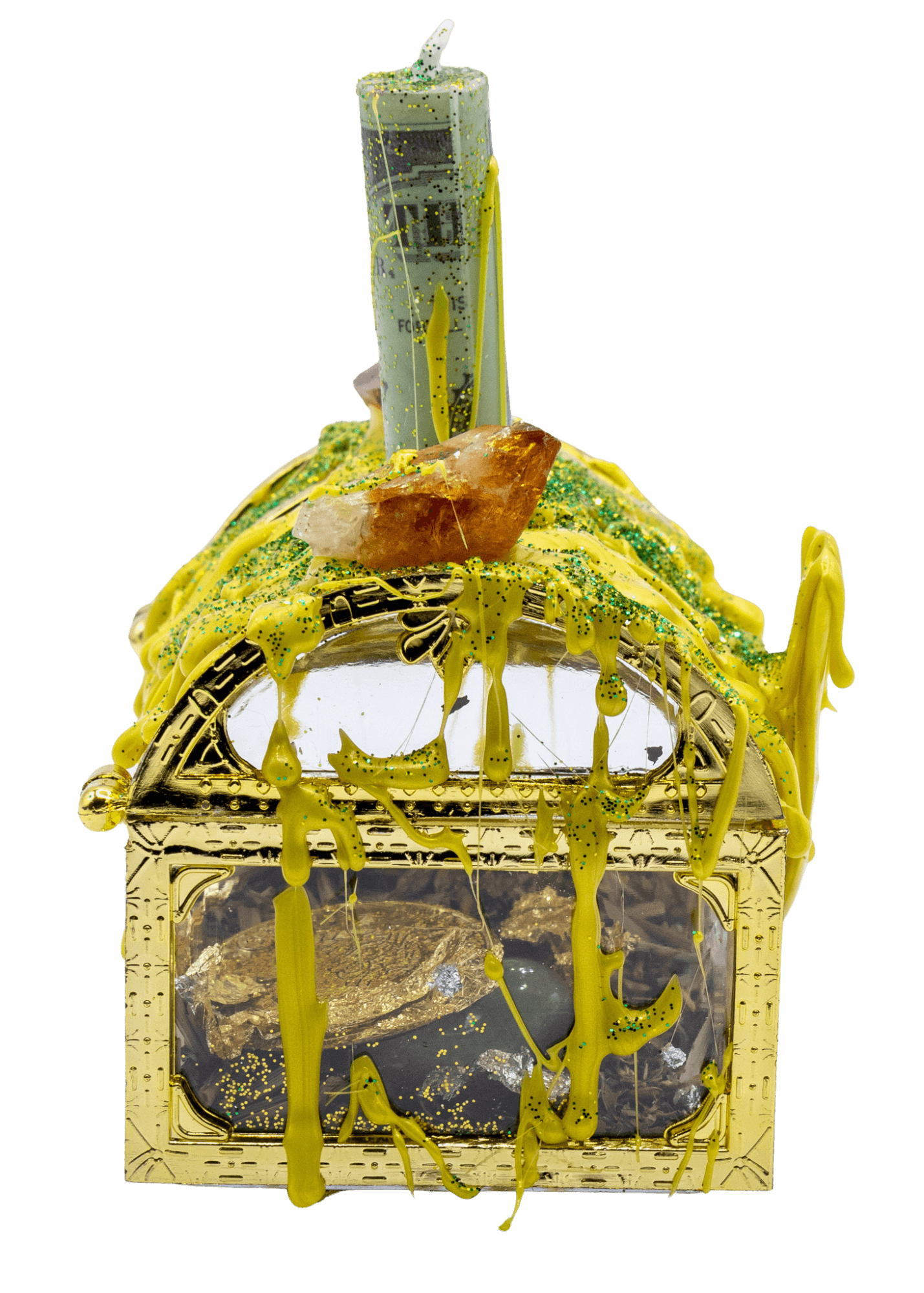 money drawing spell treasure chest