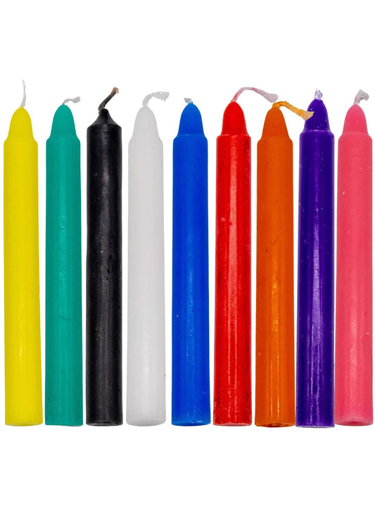 multicolor chime spell candles