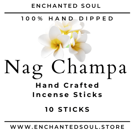nag champa incense stick label