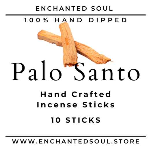 palo santo incense sticks label