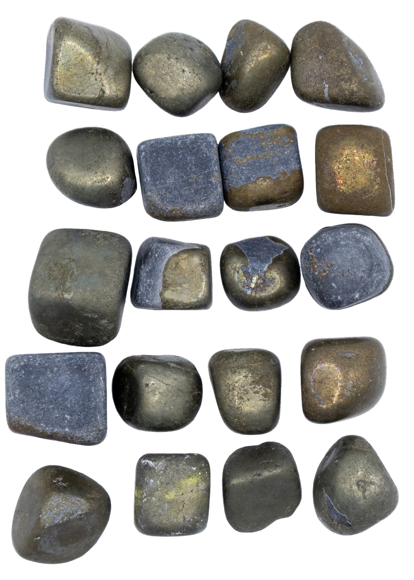 Pyrite Tumbled Stones