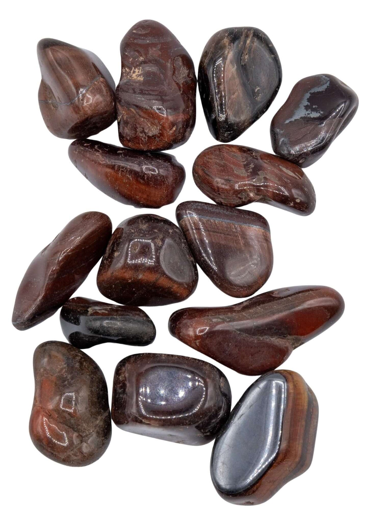 Red Tigers Eye Tumbled Stone