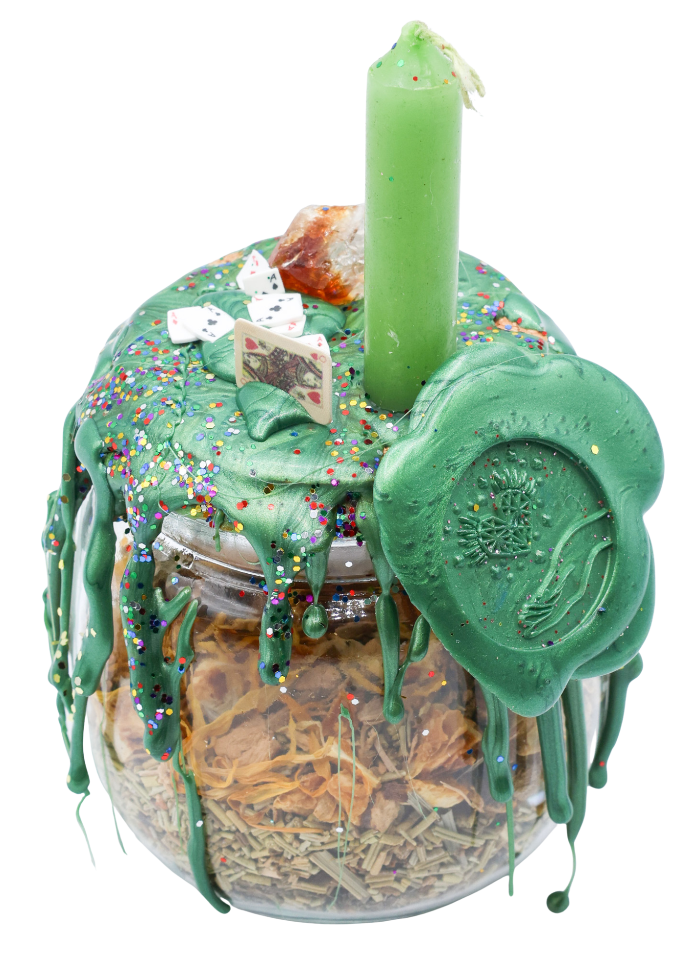 Rich AF Money Drawing Spell Jar top