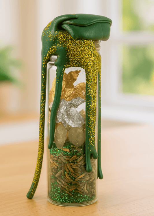 rich af money spell jar