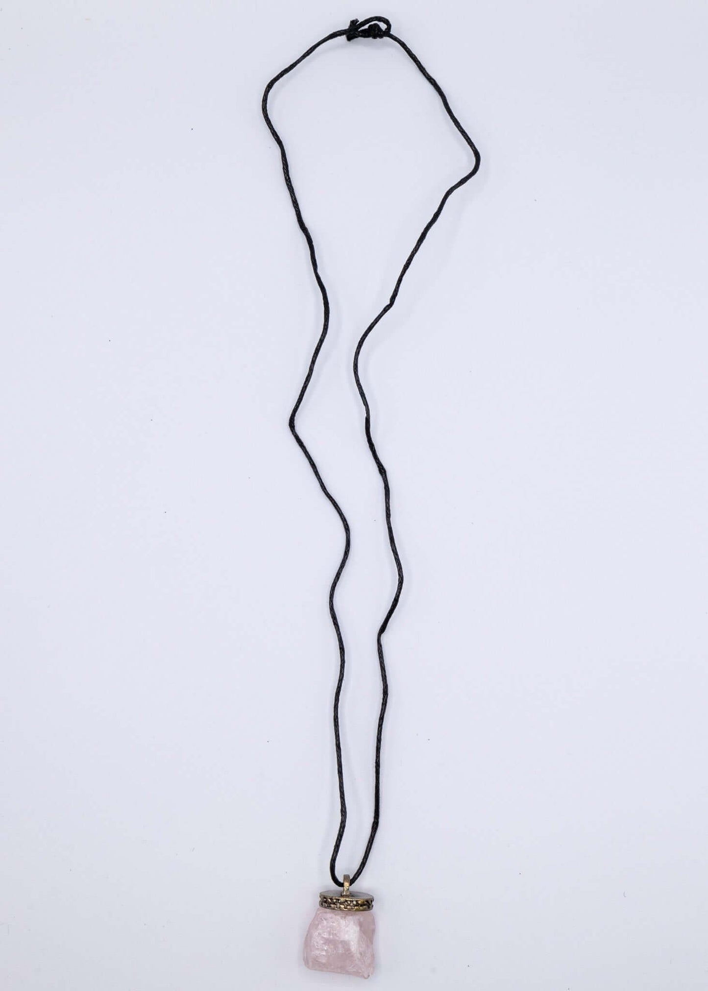 Rose Quartz Crystal Necklace