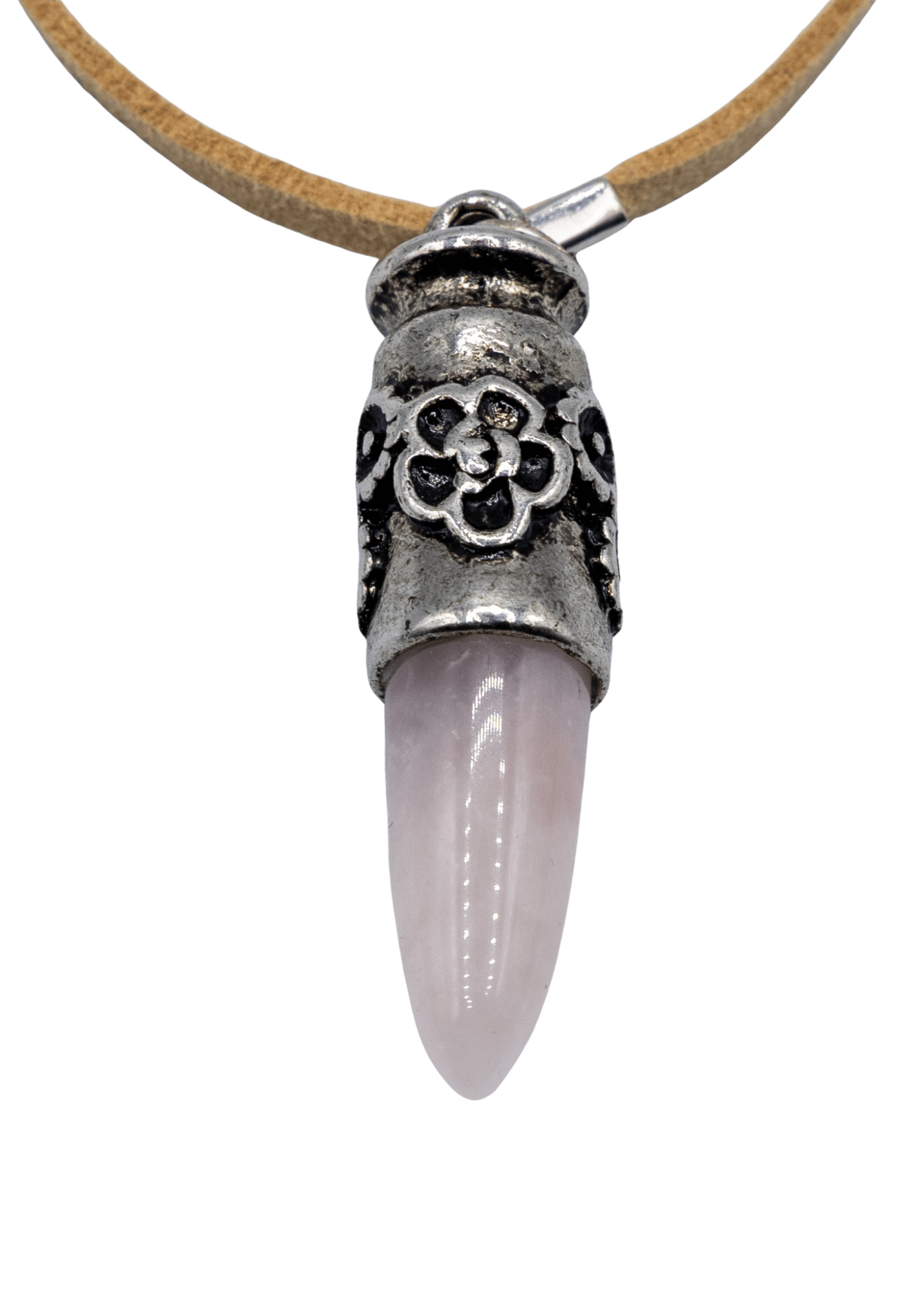 Rose Quartz Polished Point Bracelet pendant