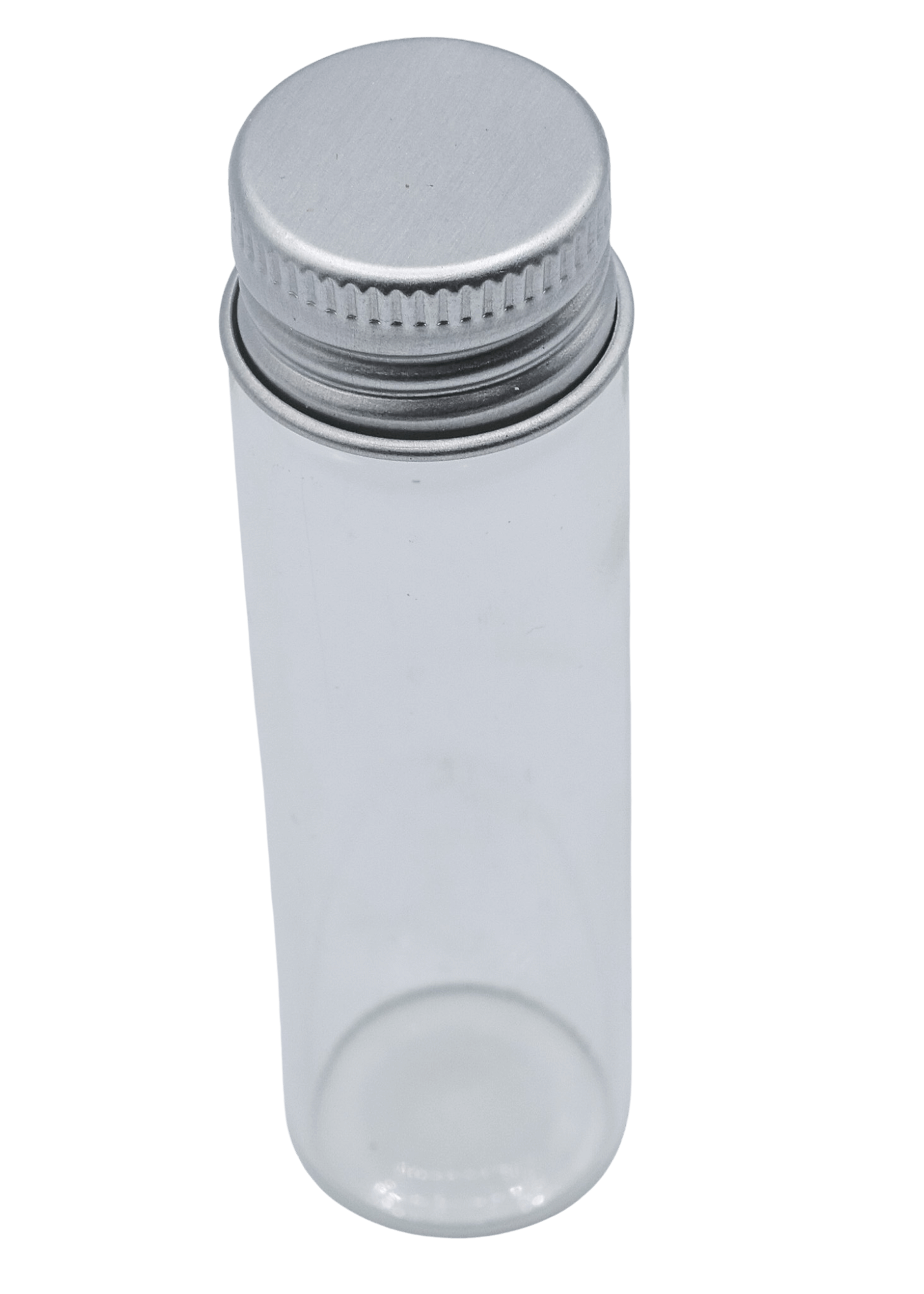 Small Glass Jar With Metal Lid angle