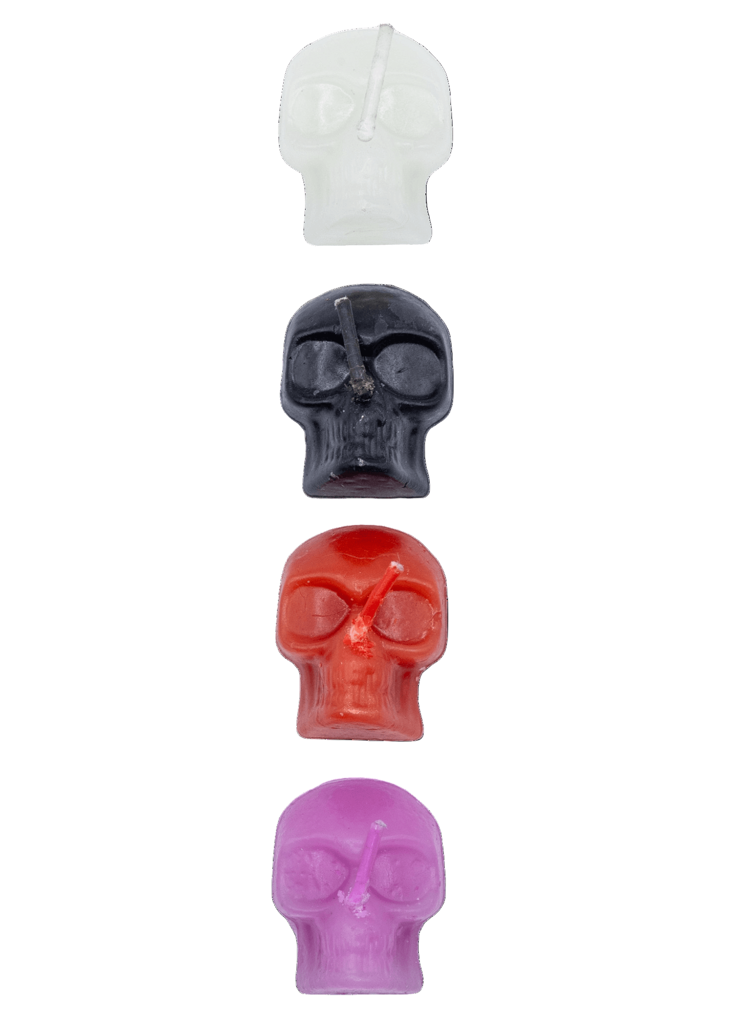 mini skull tea light cnaldes
