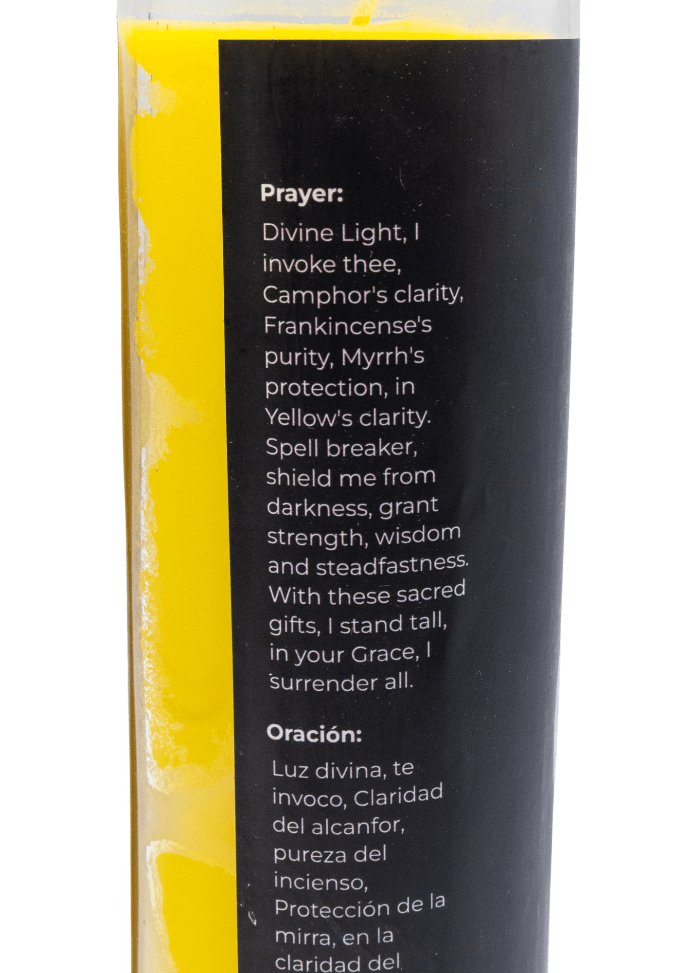 Spell Breaker 7 Day Spell Candle side