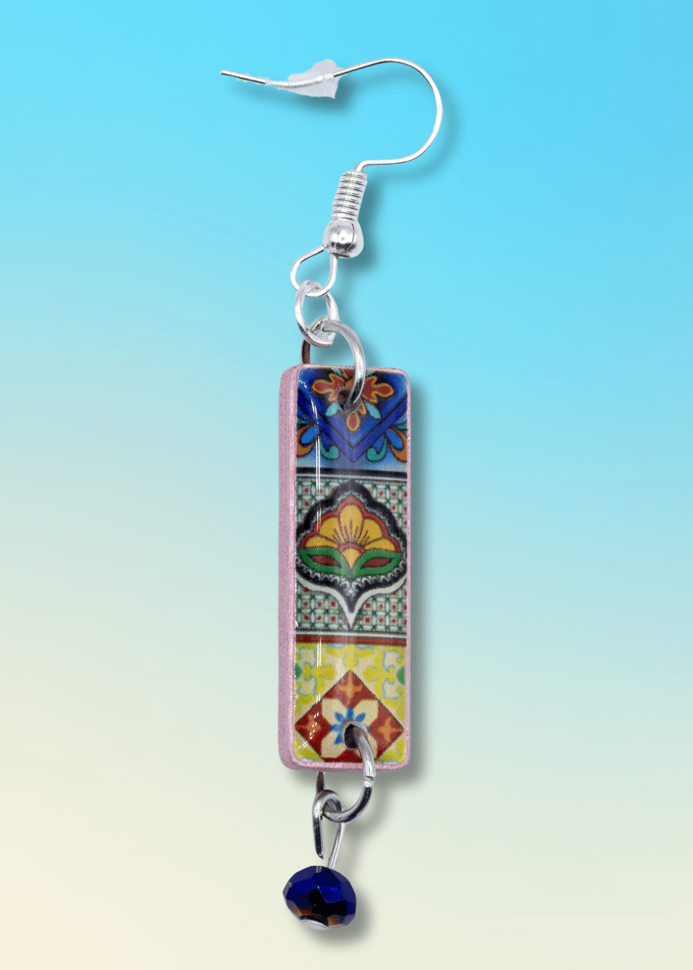 talavera inspired earrings single