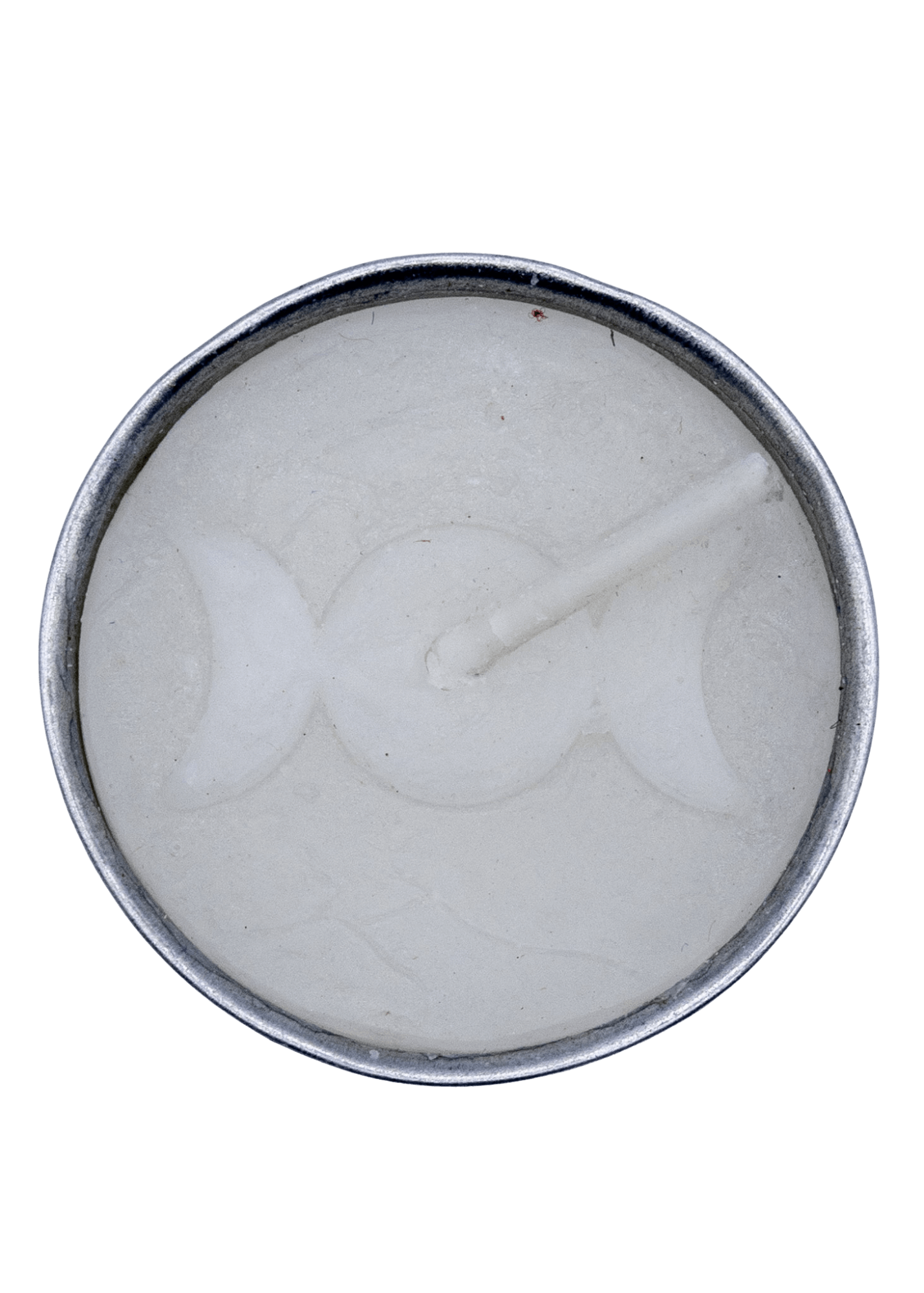 triple moon tea light candle white