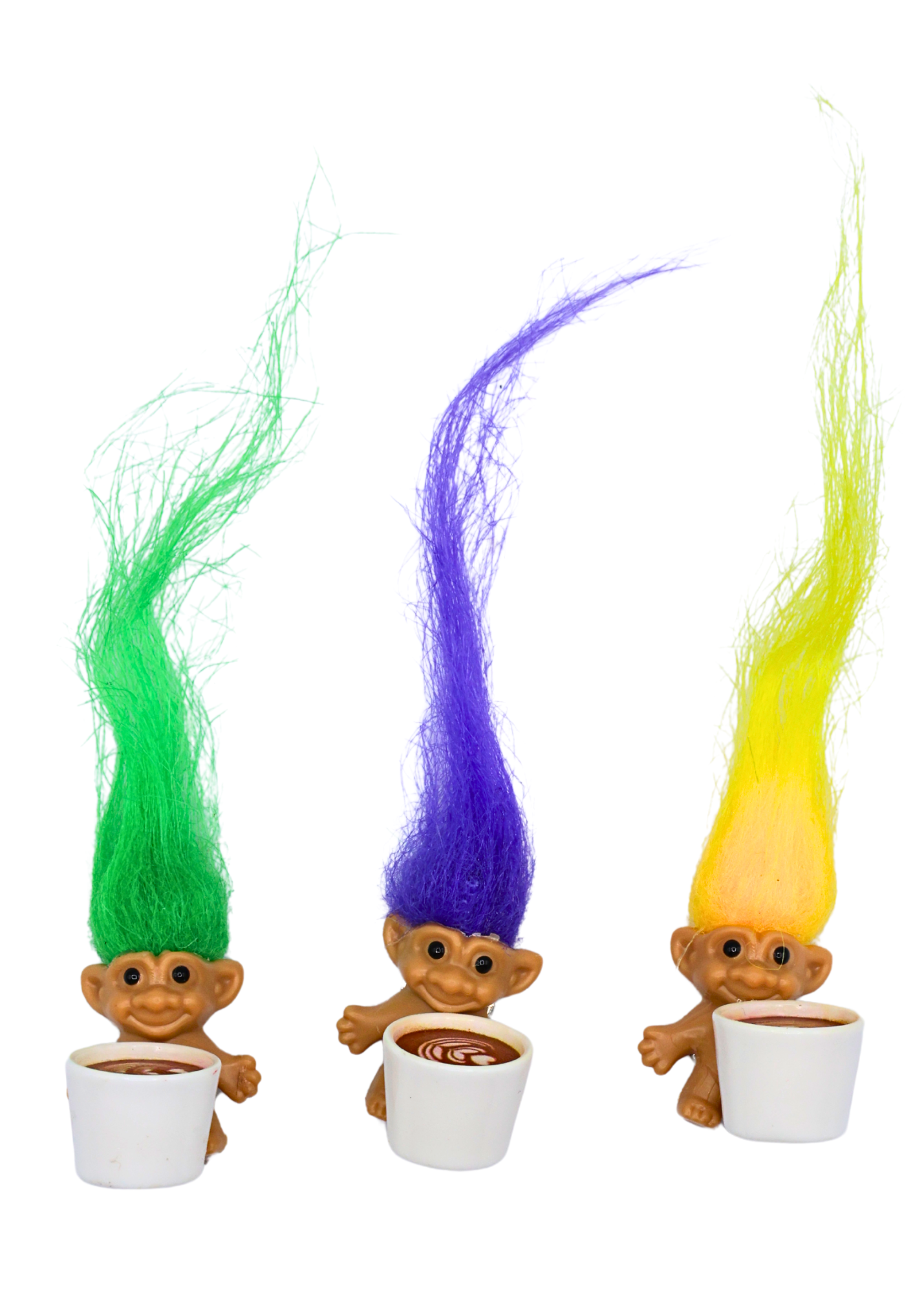 Troll Doll Coffee Refrigerator Magnet group