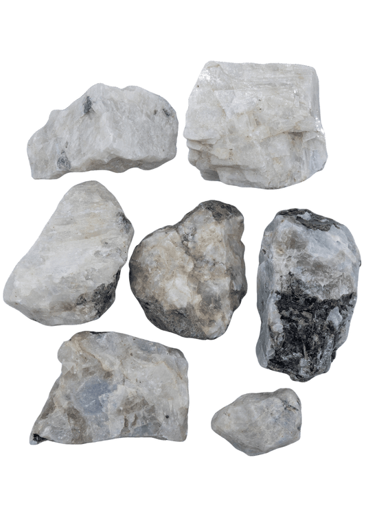 White Moonstone Rough Crystal