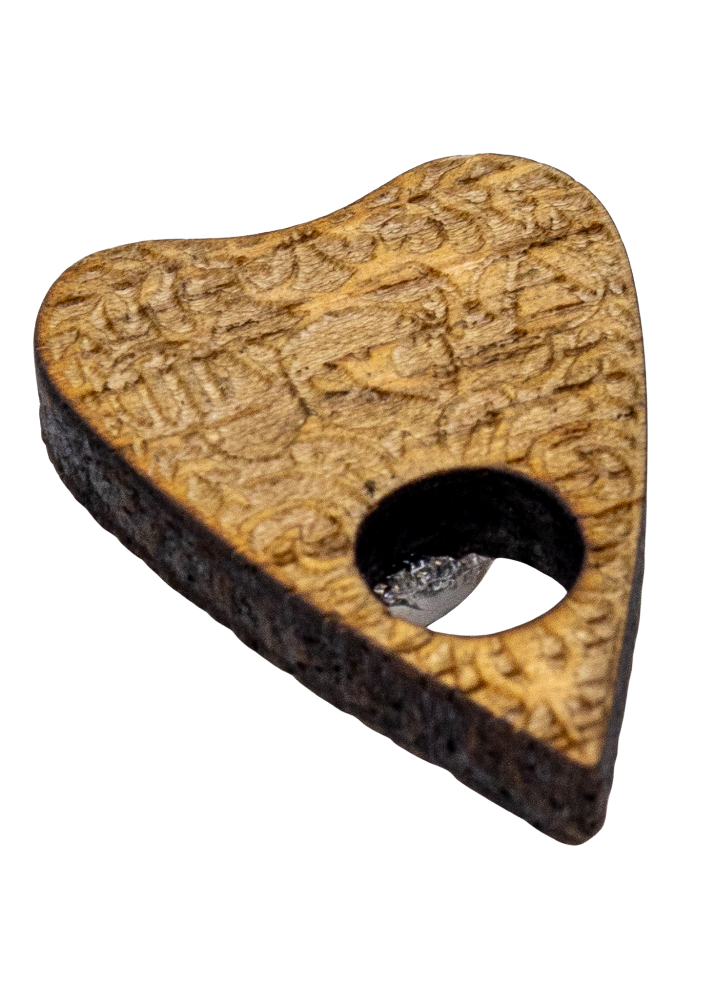 Small Planchette Wooden Magnet angle