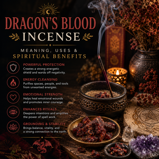 Dragon's Blood Incense: Meaning, Uses & Spiritual Benefits