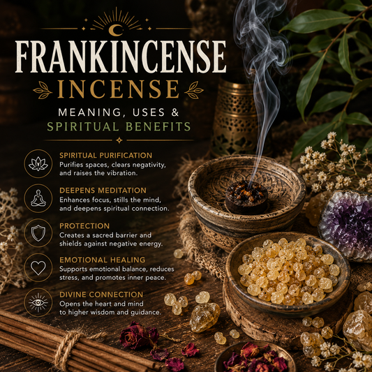 Frankincense Incense: Meaning, Uses & Spiritual Benefits