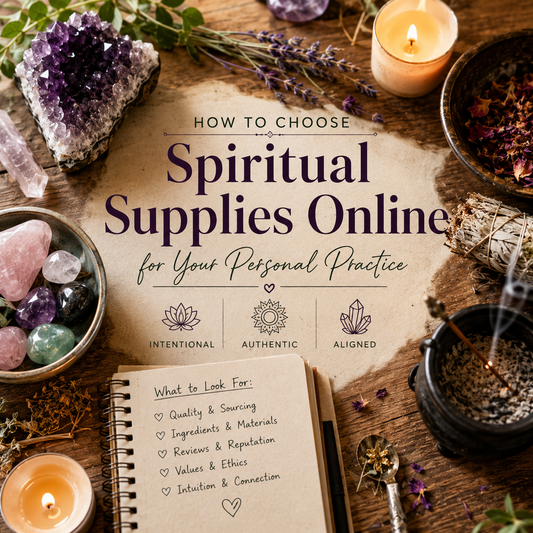 How to Choose Spiritual Supplies Online for Your Personal Practice
