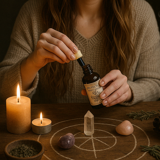 creating a sacred space with ritual oils