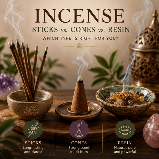 Incense Sticks vs Cones vs Resin: Which Type of Incense Should You Use?