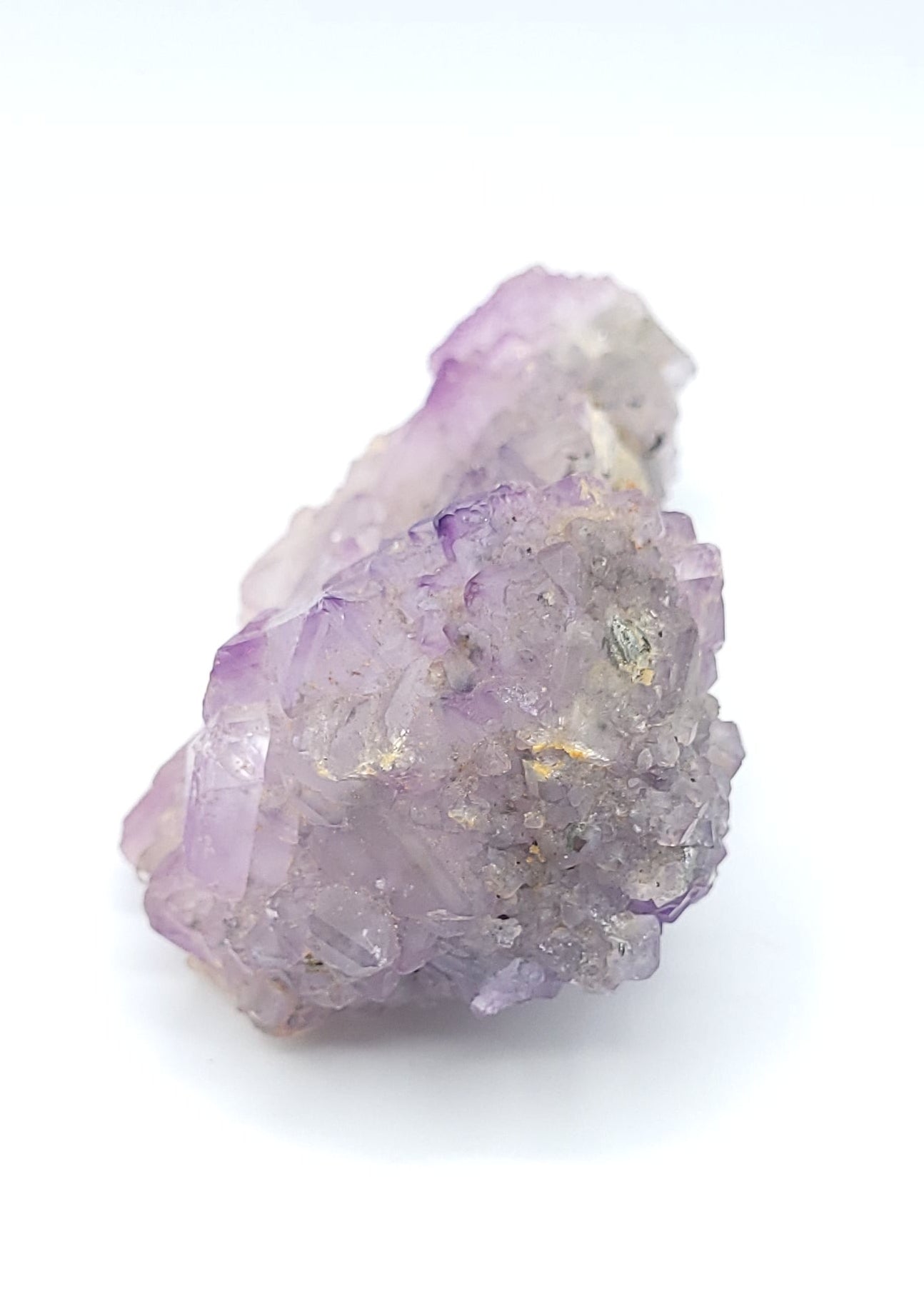 Elestial Purple Fluorite Crystal Specimen